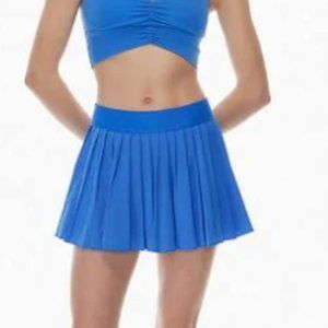 NEVER WORN TnAction TnaMove™ Tennis Micro Pleated Skirt Cali Blue M